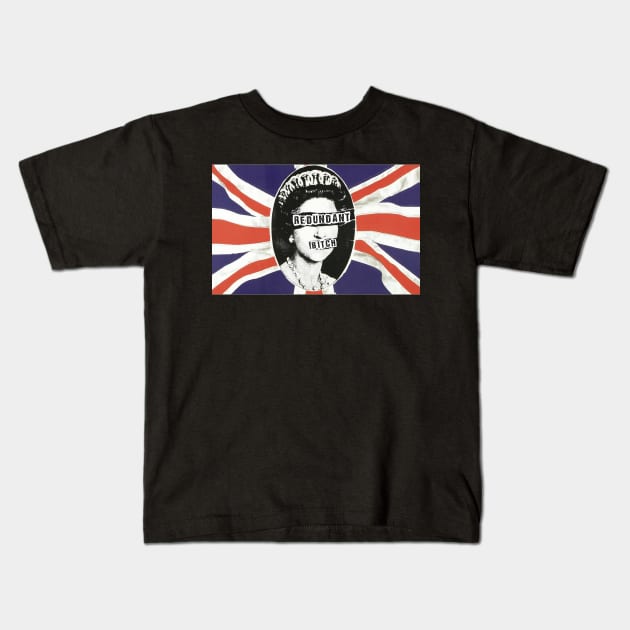 God don't save the queen punk shirt Kids T-Shirt by SOpunk